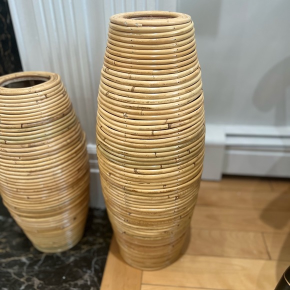 BOGO 50% OFF the second one Natural Indonesian rattan vase - Picture 12 of 14